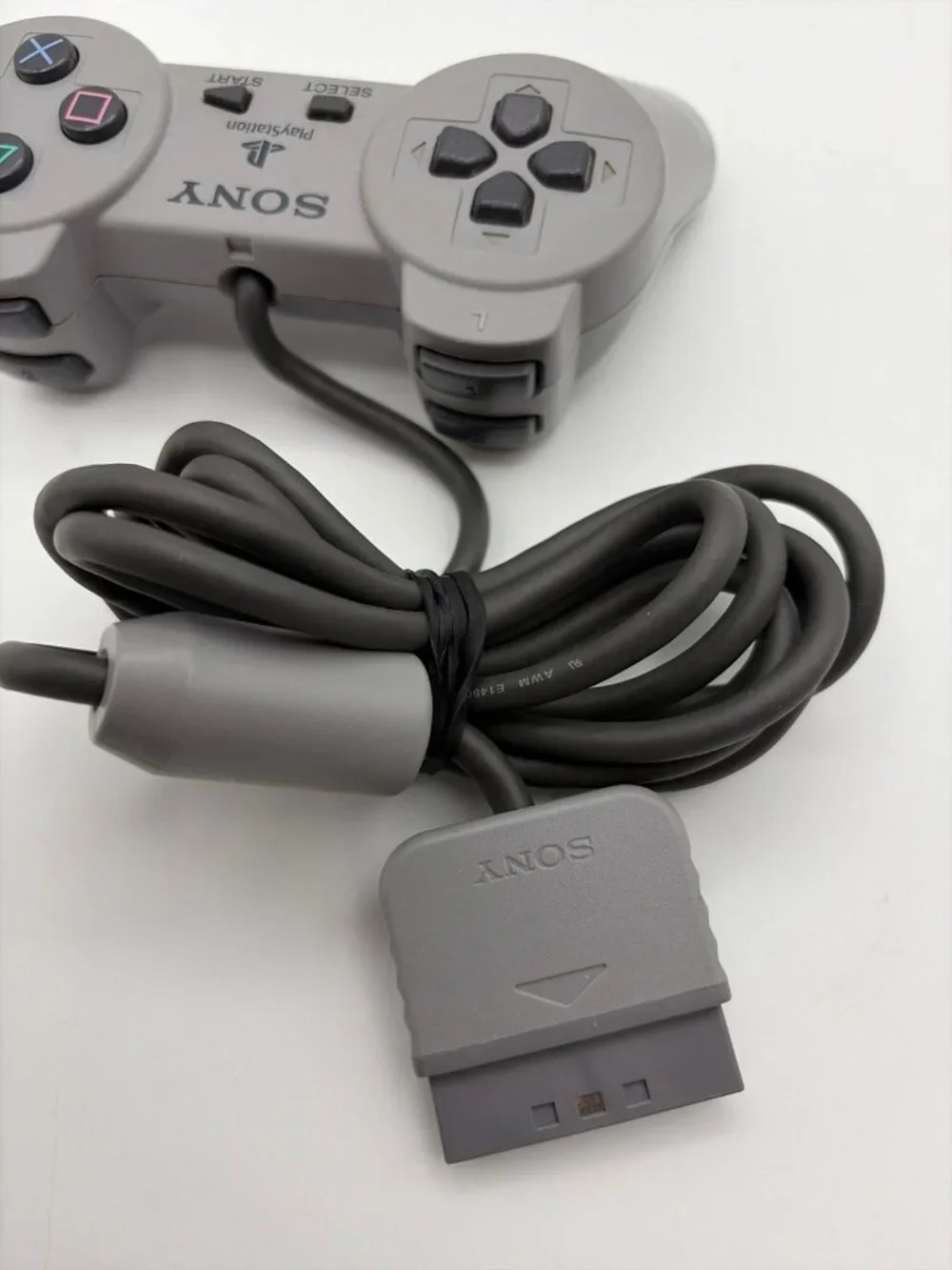 Sony PlayStation One PS1 Official OEM Gray Controller SCPH-1080 Tested Working